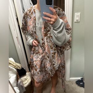 Kimono and Shorts Two Piece Set Swim Coverup